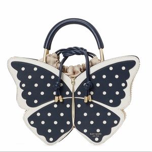 Kate Spade Wing it polka dot butterfly satchel